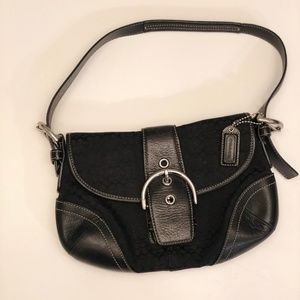 Coach Signature C Black Soho Handbag